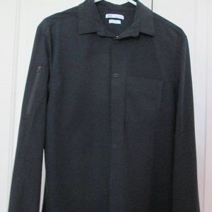 RARE ZARA Men's Black Relaxed Fit Shirt S New